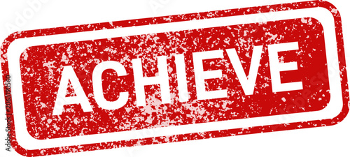 Photos Motivational achieve stamp