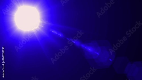 High-quality stock footage of sun rays light effects, for desi Optical Lens flare light background.Emergency Lights black bg. optical flare shine light ray, lens flare shine light flickering light.
