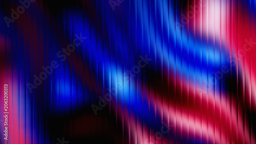 Tableau sur toile Abstract colorful background with blue and red lights and shades  blurred motion