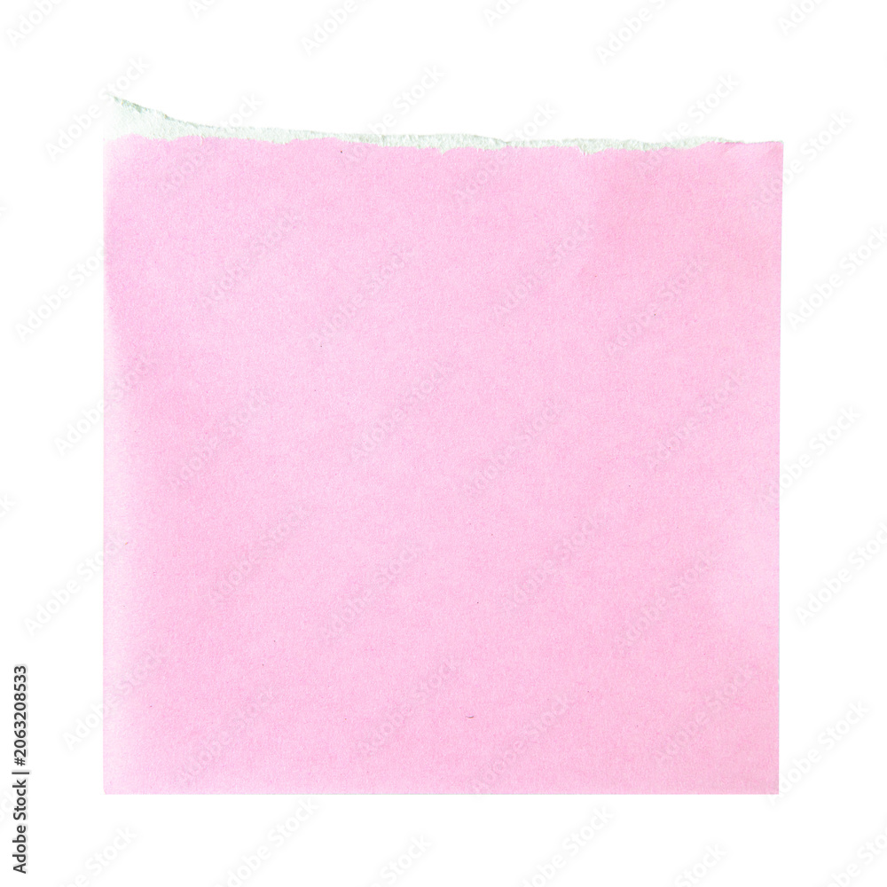 Fototapeta premium Pink sticky note png sticker, transparent background