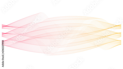 Gradient Guilloche Pattern – Transparent Wavy PNG
