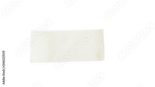 Minimalist white paper sheet flat design