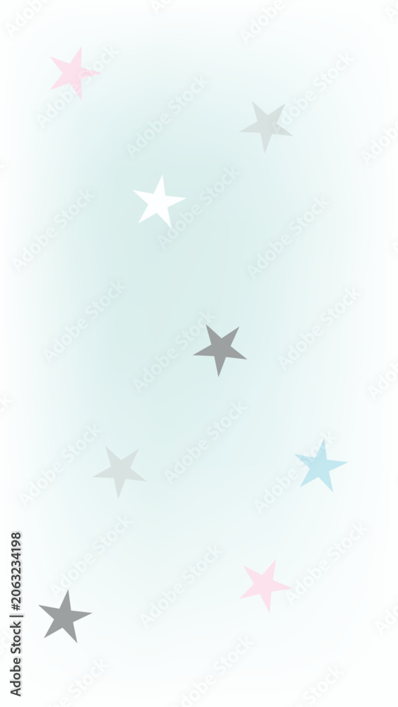 Fototapeta premium Colorful stars on soft mobile wallpaper vector