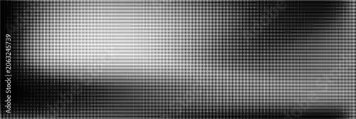 Half tone dot pattern background with gradient texture and fade effect. Vintage abstract black grunge background.