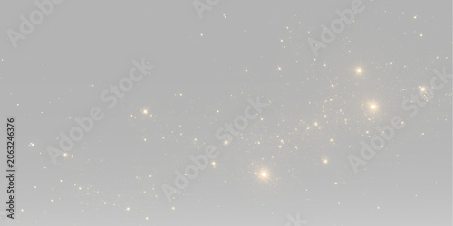 Photography Golden glowing particles and shimmering dust lights with elegant sparkle and fes