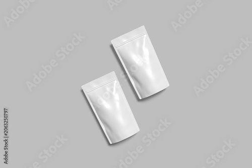 Pouch Packaging Blank Mockup design