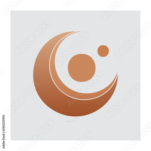 Flat design orange slice isolated on transparent