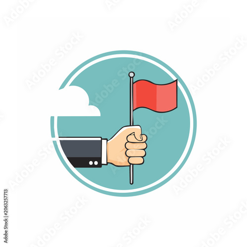 Flat design heart with stethoscope icon