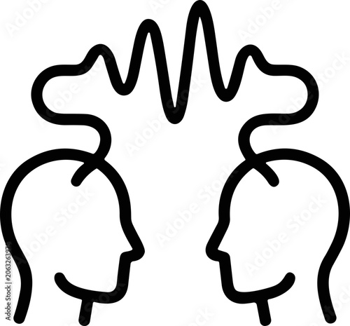 фотографія Mind Meld Communication Icon