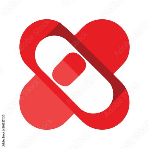 Healthcare Pill Logo Modern Vector Design