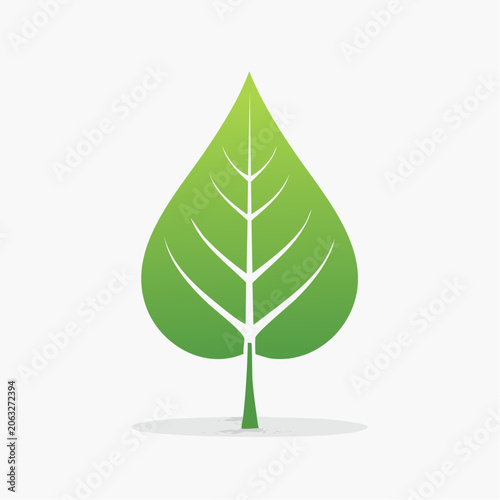 Green leaf icon
