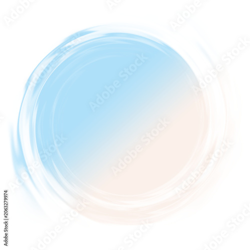 Modern Abstract Swirl Circle Icons Set with Gradient Vibrant Colors Illustration Background Design