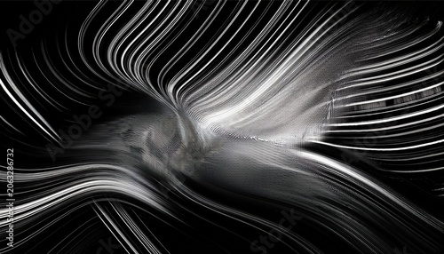 stunning photo of abstract distorted black white motion glitch overlay effect distress texture monochrome interlaced digital background futuristic striped glitched grunge