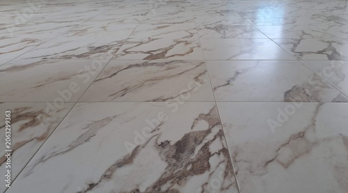 Foto Marble Look Ceramic Tile Floor Background