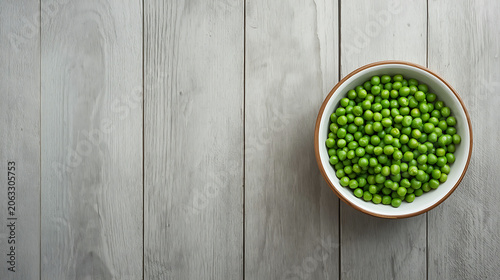 These green peas are a nutrient-dense legume providing plant-based protein, fiber, and various antioxidants.