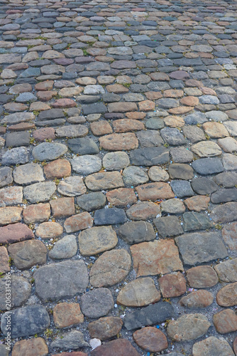 Rustic Cobblestone Pathway: Authentic Textured Stones for Urban and Garden Design