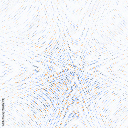 Abstract Tech Halftone Circles Background