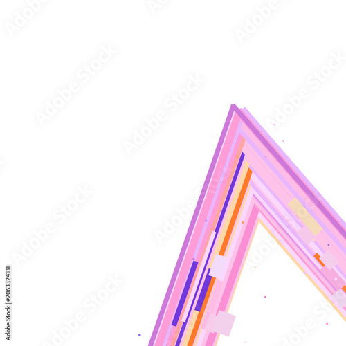 Decorative Space Corners Vector Pattern