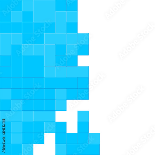 Dynamic Raised Block Pattern Pattern