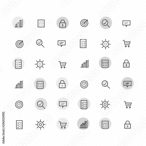Clean Icon Sets Design