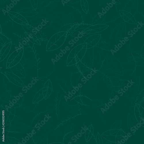 Contemporary Floral Themes Vector Pattern