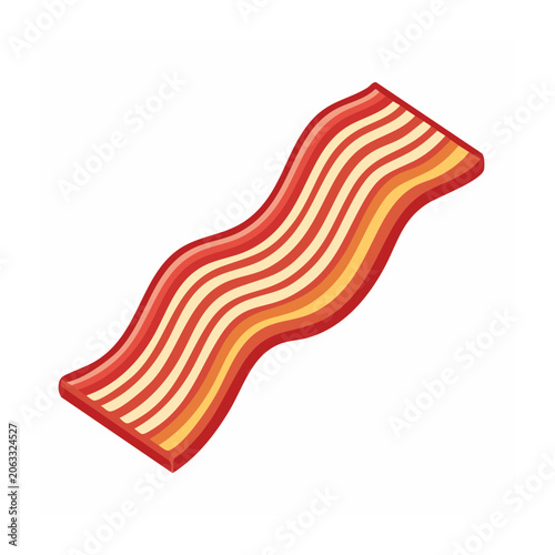 Red and orange ribbon vector