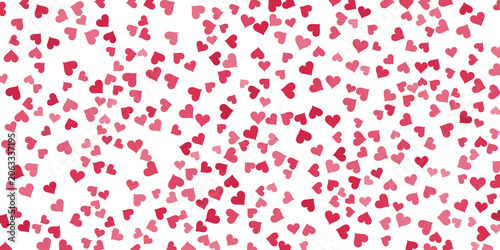 Heart vector texture background with decorative repeating pattern design