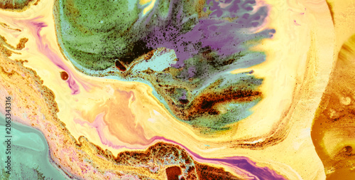 Seamless Artistic Design Featuring Light and Liquid Colors