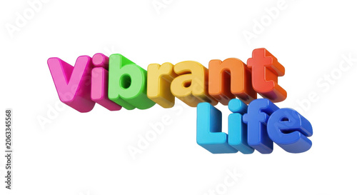 Vibrant Life 3D Logo