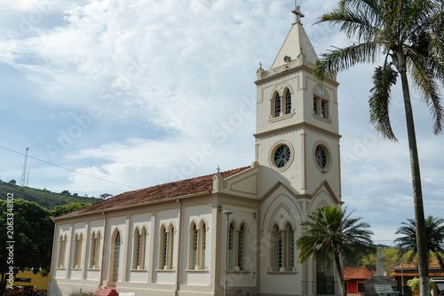Saint Francis of Assis main church in Vargem Bonita town near Serra da Canastra