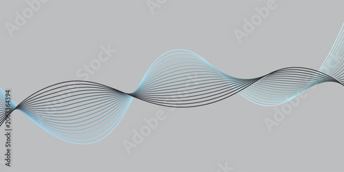 Slika na platnu Abstract monochrome halftone dot gradient pattern fading vertically on a clean white background template