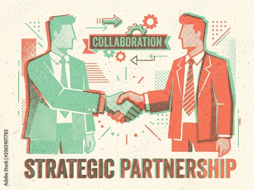 colaboration strategic partnership business