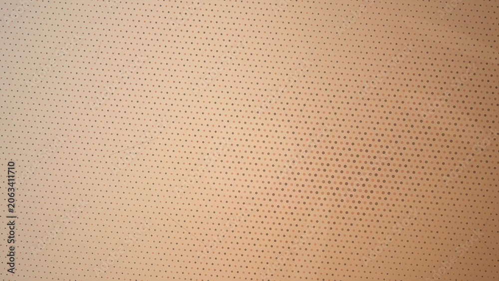 Fototapeta premium Orange and brown dot pattern background