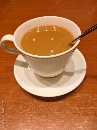 コーヒーを飲みながら