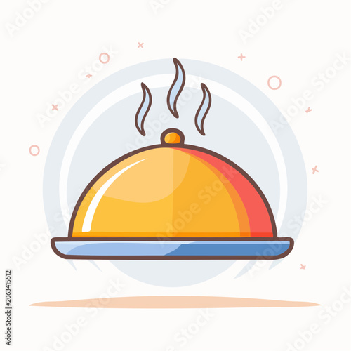 Hot Food Cloche Icon