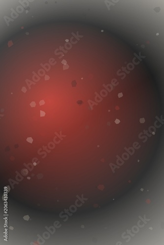 Abstract red gradient background with particles