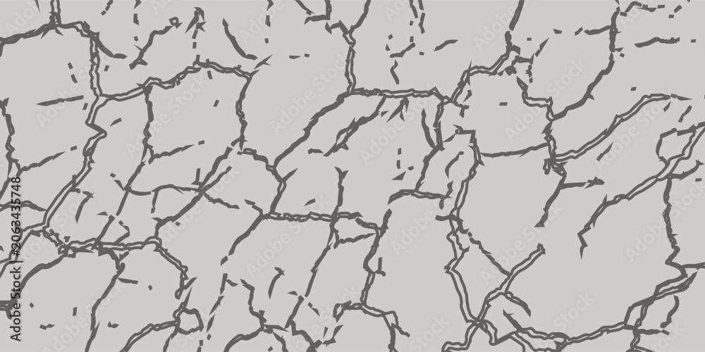 Obraz premium Cracks in the Wall - Background Texture
