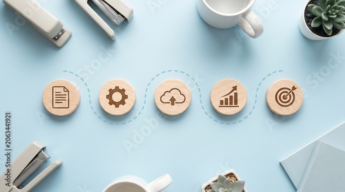 Business strategy and planning concept
