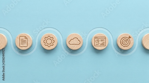 Business Technology and Innovation Concept Icons