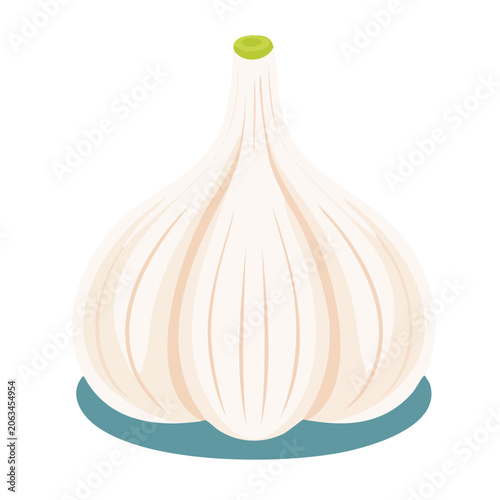 Minimalist light bulb with blue base and yellow tip