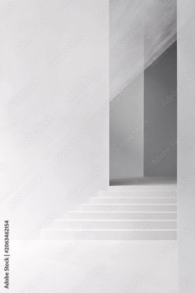 Fototapeta premium Minimalist Modern Hallway