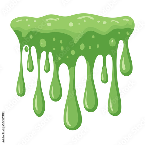 Flat design green leaf vector icon