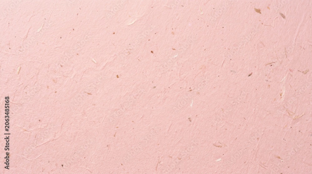 Fototapeta premium Minimal soft pink paper texture background with background backdrop parchment handmade recycled