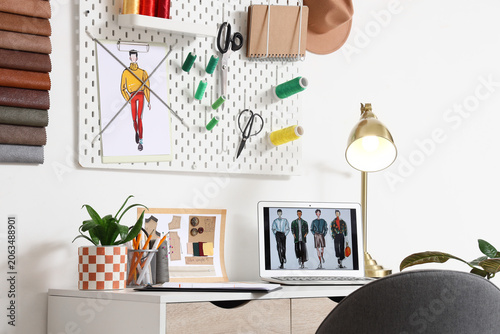 Fashion designers workplace...