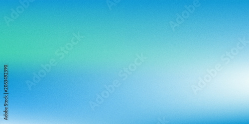 Принти на полотні Amazing Blue Green Blur Gradient With Grainy Noise Texture