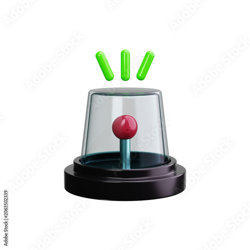 Siren 3d render icons