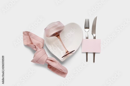Beautiful table setting wit...
