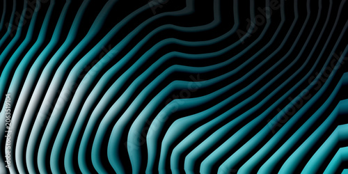 Cyan and black abstract wavy pattern background with abstract, background