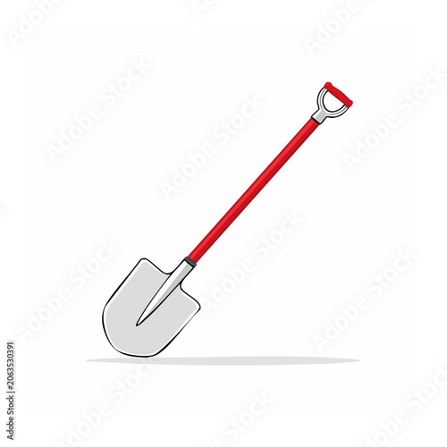 Flat design thermometer icon isolated