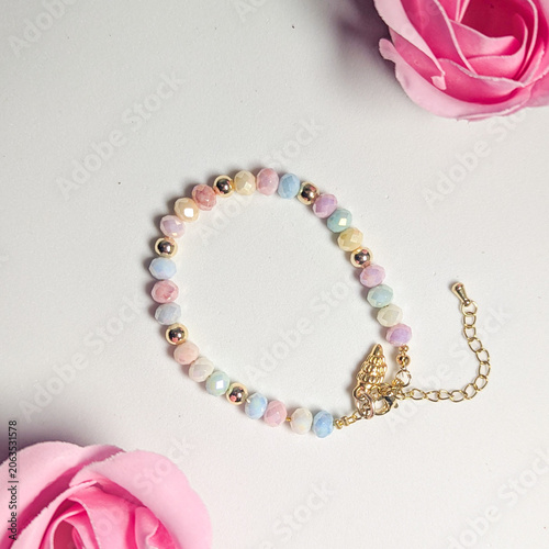Pulsera colores pastel